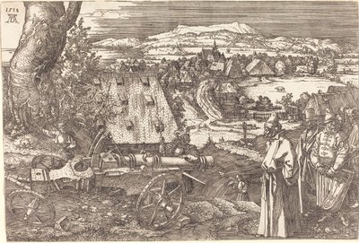 Paysage avec un canon - Albrecht Dürer