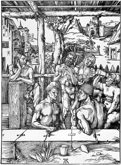 Salle de bains pour hommes - Albrecht Dürer