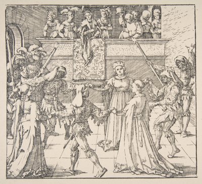 Danse de mascarade avec des torches, 1922 - Albrecht Dürer