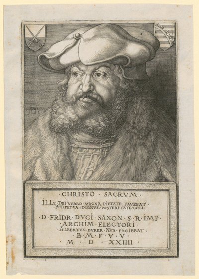 Portrait de Frédéric le Sage, prince-électeur de Saxe - Albrecht Dürer