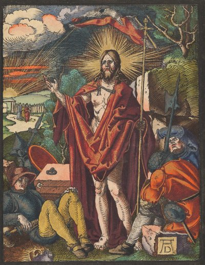 Résurrection, de la Petite Passion sur bois - Albrecht Dürer