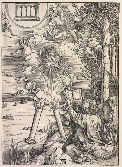 Révélation de Saint Jean : Saint Jean dévorant les livres - Albrecht Dürer