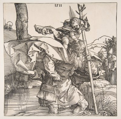 Saint Christophe, 1511 - Albrecht Dürer