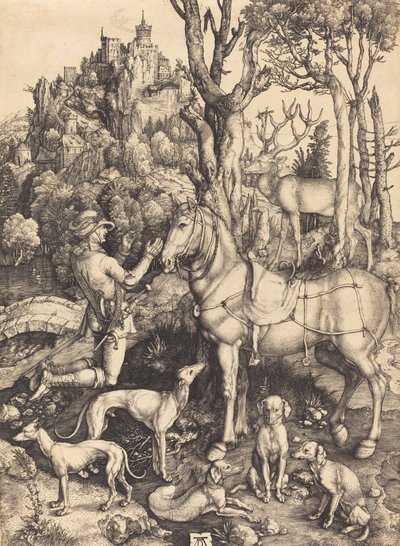Saint Eustache, c. 1500-1501 - Albrecht Dürer