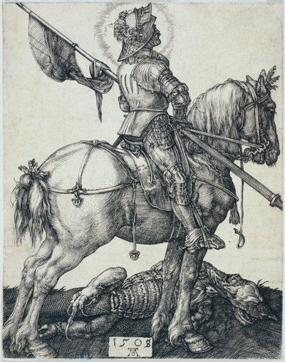 Saint Georges à cheval (Bartsch 54) - Albrecht Dürer