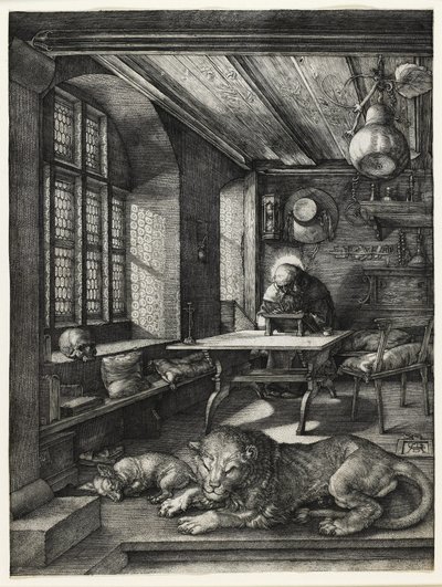 Saint Jérôme dans son étude, 1514 - Albrecht Dürer