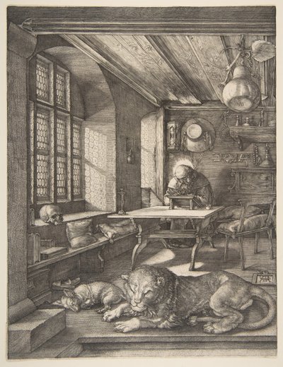 Saint Jérôme dans son étude, 1514 - Albrecht Dürer