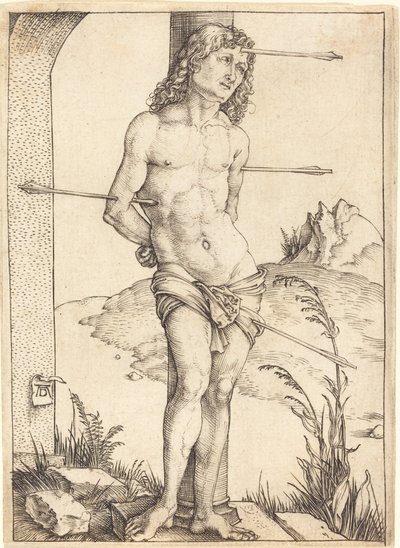 Saint Sébastien attaché à la colonne - Albrecht Dürer