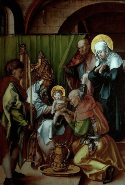 Polyptyque des Sept Douleurs Circoncision de Jésus, 1495-1496 - Albrecht Dürer
