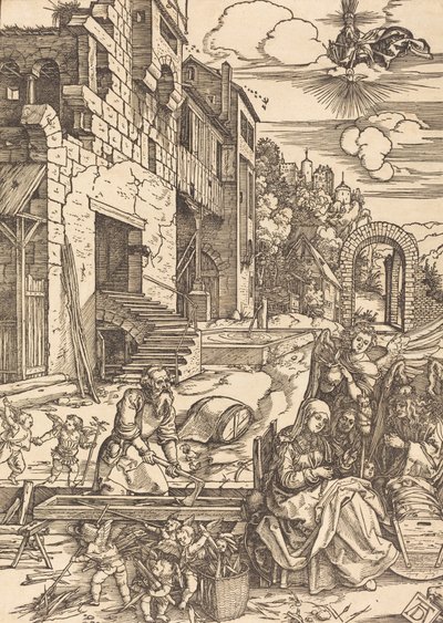 Séjour de la Sainte Famille en Égypte, c. 1504 - Albrecht Dürer