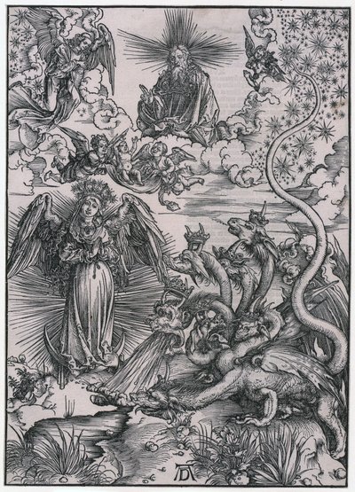La Femme du Soleil et le dragon à sept têtes, IXe figure, feuille 11 de la série « L
