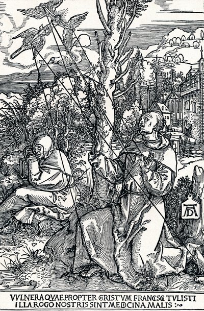 Saint François recevant les stigmates, 1504 1906 - Albrecht Dürer
