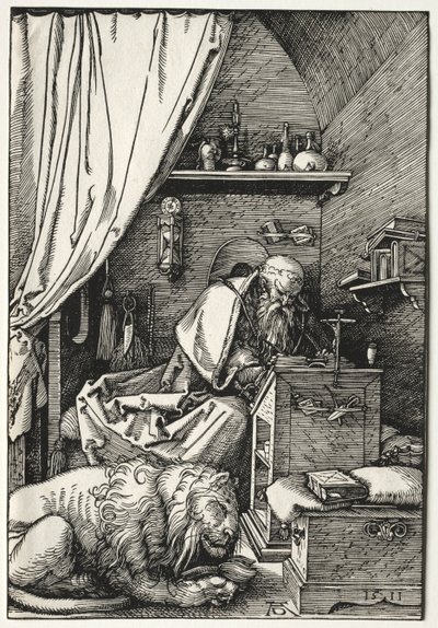 Saint Jérôme dans sa cellule - Albrecht Dürer