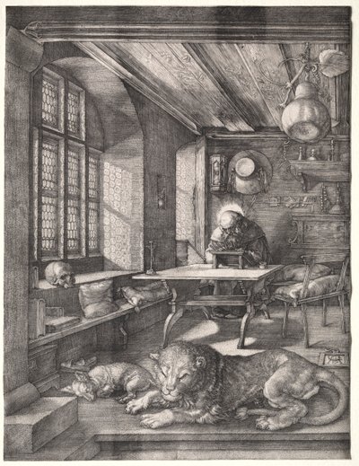 Saint Jérôme dans son étude, 1514 - Albrecht Dürer