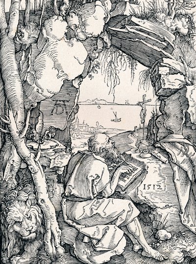 Saint Jérôme dans une grotte, 1512 - Albrecht Dürer