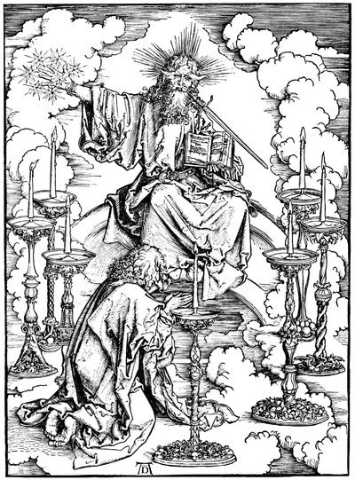 Vision de Saint Jean du Christ et des sept chandeliers de l