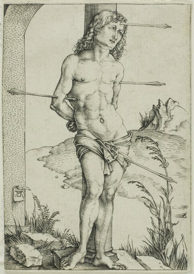 Saint Sébastien attaché à la colonne - Albrecht Dürer