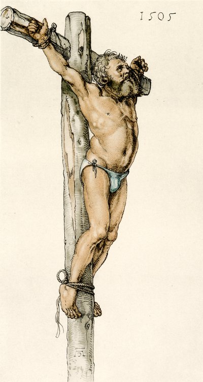 Étude sur le bon larron - Albrecht Dürer