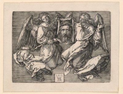 Suaire présenté par deux anges - Albrecht Dürer