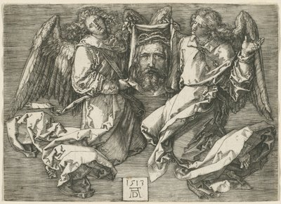 Le Suaire présenté par deux anges - Albrecht Dürer