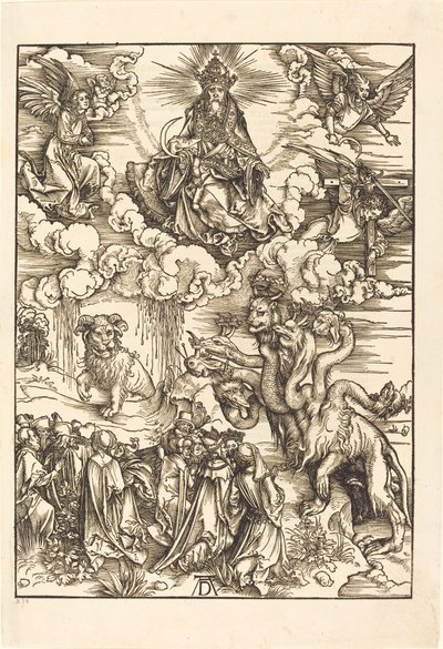 La Bête à Deux Cornes Comme un Agneau - Albrecht Dürer