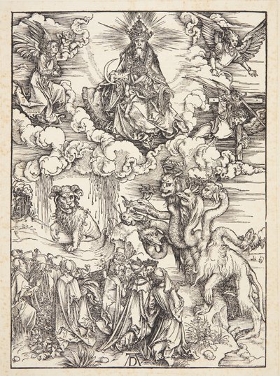 La Bête à deux cornes comme un agneau - Albrecht Dürer