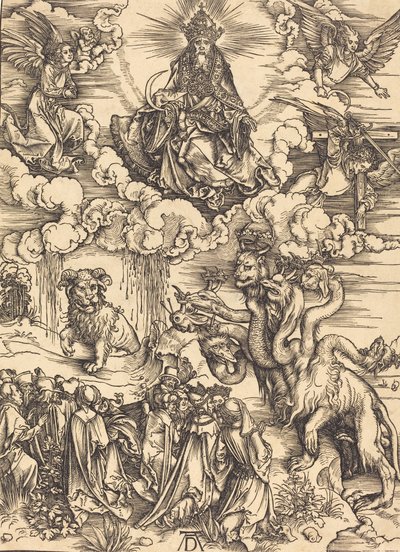 La Bête à deux cornes comme un agneau - Albrecht Dürer