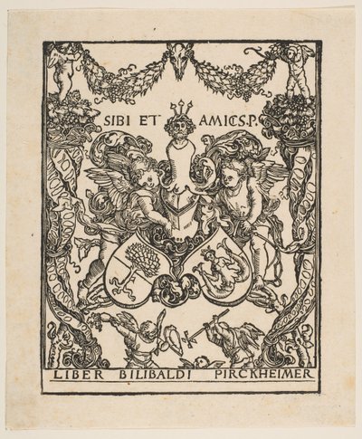 Ex-libris de Wilibald Pirckheimer - Albrecht Dürer