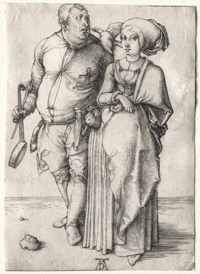 Le Cuisinier et sa Femme, probablement 1497 - Albrecht Dürer