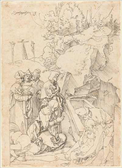 La Mise au tombeau - Albrecht Dürer