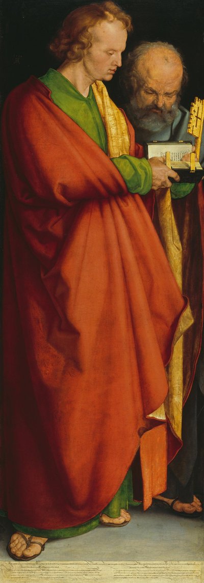 Les quatre apôtres, les saints Jean et Pierre - Albrecht Dürer