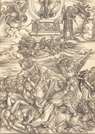 Les Quatre Anges vengeurs, probablement vers 1496-1498 - Albrecht Dürer