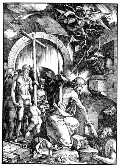 La descente aux enfers ou Christ au limbe, de La Grande Passion, 1510 - Albrecht Dürer