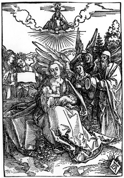 La Sainte Famille avec cinq anges, vers 1504 - Albrecht Dürer
