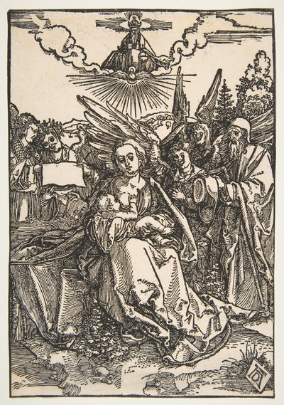 La Sainte Famille avec cinq anges, vers 1503 - Albrecht Dürer