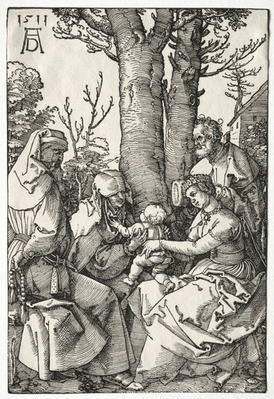 La Sainte Famille avec Joachim et Anne, 1511 - Albrecht Dürer