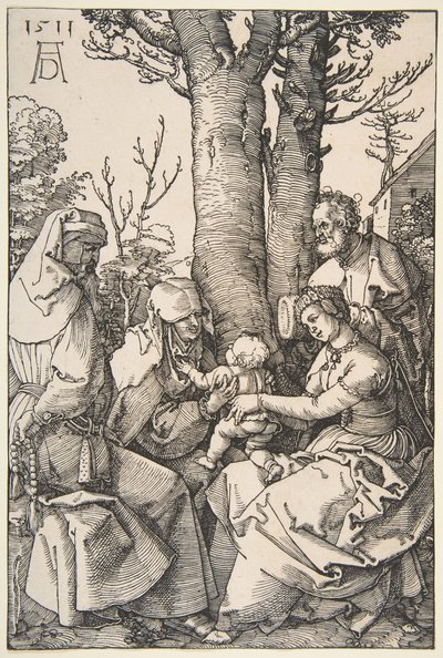 La Sainte Famille avec Saint Joachim et Sainte Anne - Albrecht Dürer