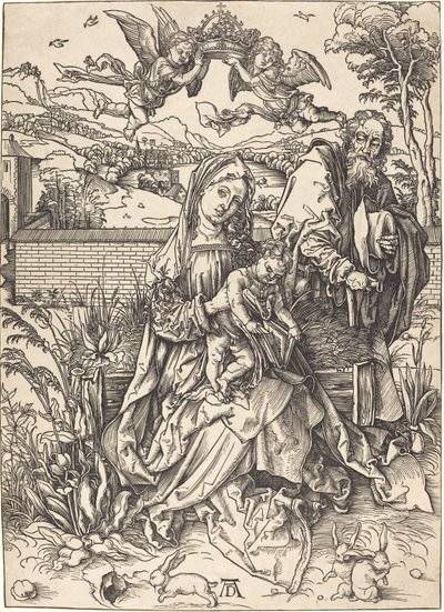 La Sainte Famille avec les trois lièvres - Albrecht Dürer