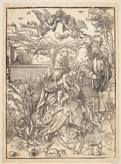 La Sainte Famille avec trois lièvres - Albrecht Dürer
