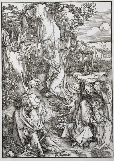 La grande passion : Le Christ au Mont des Oliviers - Albrecht Dürer