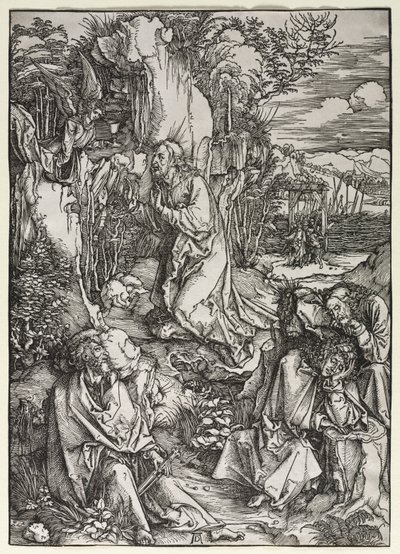 La Grande Passion : Christ au Mont des Oliviers, vers 1497-1500 - Albrecht Dürer