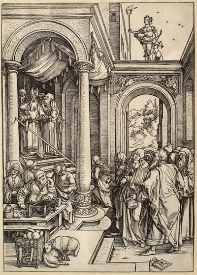 La Vie de la Vierge : La Présentation de la Vierge au Temple - Albrecht Dürer