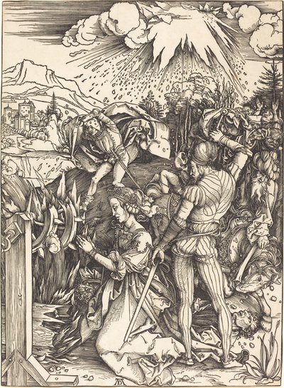 Le Martyre de Sainte Catherine - Albrecht Dürer