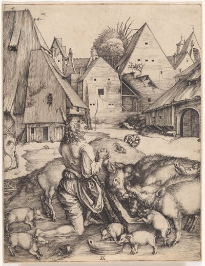 Le Fils prodigue - Albrecht Dürer