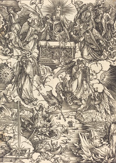 Les Sept Anges avec les trompettes, probablement vers 1496-1498 - Albrecht Dürer