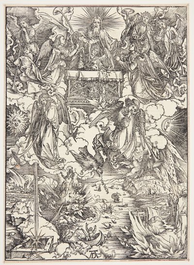 Les sept trompettes - Albrecht Dürer