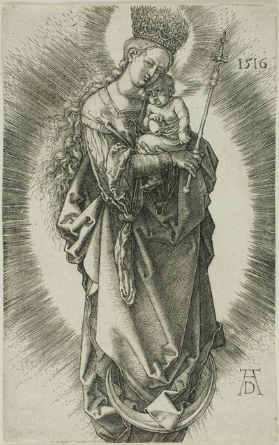 La Vierge sur un Croissant avec une Couronne d