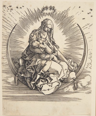La Vierge sur le croissant - Albrecht Dürer