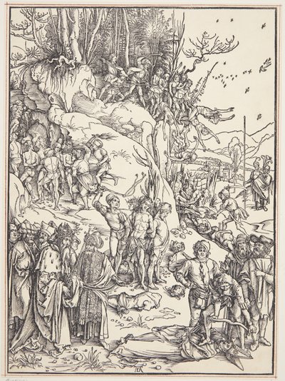 Le martyre des dix mille - Albrecht Dürer