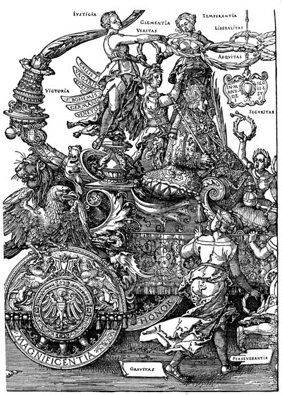 Retour triomphal de Maximilien Ier, 1512-1522, 1936 - Albrecht Dürer